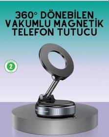Resim 360 Derece Ayarlanabilir Manyetik Araç Telefon Standı 1 Adet 