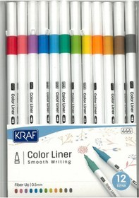 Resim 444 Color Lıner Keçeli Kalem 0.5 Mm 12 Li 