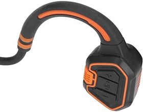 Resim WINH Yüzme Sporları Için Kem İletimli Suya Dayanıklı Kulaklık Dahili 16G Bellek (ORANGE) 