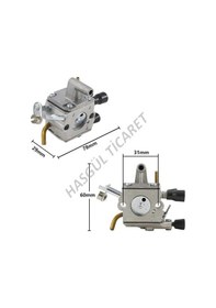 Resim Hsgl Motorlu Tırpan Stıhl Fs450-480 Karbüratör Sırt Ve Yan Modell 