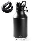 Resim Tantitoni 012-01-SİYAH 2 KAPAKLI ÇİFT KATMANLI TERMOS 1.9L 