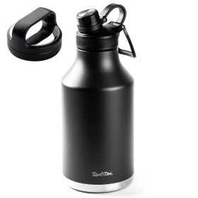 Resim Tantitoni 012-01-SİYAH 2 KAPAKLI ÇİFT KATMANLI TERMOS 1.9L 