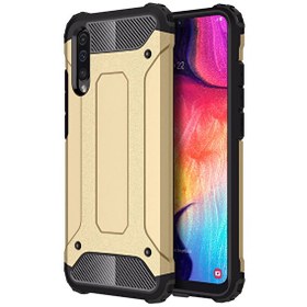 Resim Samsung Galaxy A30s Kılıf Rugged Armor Gold 
