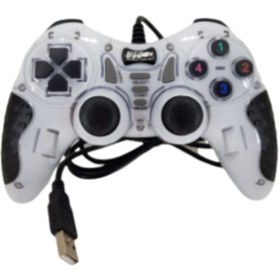 Resim Light up Oyun Kolu Usb 2.0 Double Shock Pl-2585 