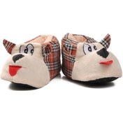 Resim Aspor Renkli Kiremit Bej Kadın Panduf Köpekli Çok Renkli 