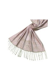 Resim Mim Eşarp Kalın Kışlık Paşmina Şal 75x190 Cm Pudra 