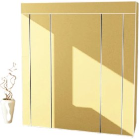 Resim Pormet Metal Çift Yandan Raflı Bez Dolap 