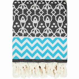 Resim Siyah 'Mahi' Peştemal 