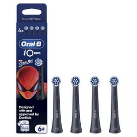 Resim Oral-B iO Çocuk 6+ Marvel Spider Şarjlı Diş Fırçası Yedek Başlığı 4 Adet 