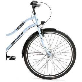 Resim Bisan Bella Şehir Bisikleti 34 Cm V 24 Jant 3 Vites Buz Mavi Siyah Buz Mavi 
