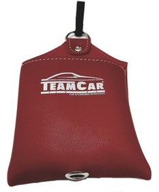 Resim TEAMCAR Araç Içi Düzenleyici Deri Kese Kırmızı Telefonluk Kartlık Kalemlik Gözlük Taşıma 