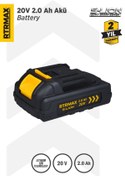 Resim Rtrmax RTS5002 Smart-Lion 20V Akü Yedek Batarya 2.0 Ah 