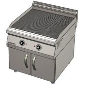 Resim CSA Karacasan 900 Seri Dolaplı 80 cm Elektrikli Tam Kanallı Izgara(80x90x85Cm) 