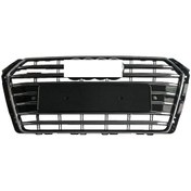 Resim Autogp Audi A4 S4 Ön Panjur Izgara Krom Siyah 2015 / 2019 