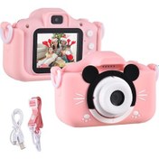 Resim Yifomall Çocuklar İçin Eğlenceli 1080p Dijital Fotoğraf Makinesi - 2 İnç Ips Ekran, Oyunlar Ve Renkli Tasarım 