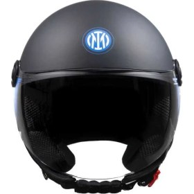 Resim Tucano Urbano El Jettın 6.0 Yarım Kask Inter Nerazzurro Mat Siyah 