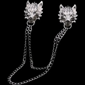 Resim RICH WOLF YAKA İĞNESİ (Hemen Teslim) 