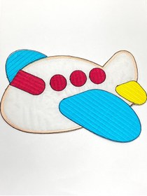 Resim karantuhafiye Bebek Battaniye Aplikesi / Bebek ve Çocuk Aplikesi / Büyük Boy / Uçak 