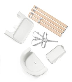 Resim Clikk Highchair White Ergonomik Mama Sandalyesi, Kolay Kurulum ve Hafif Tasarım 