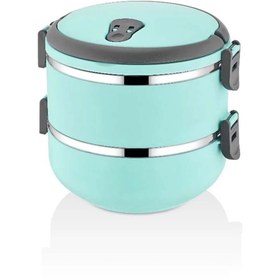 Resim Hanedan Freshbox 2 Katlı Sızdırmaz Yemek Termosu Sefer Tası - Tek Kişilik Hacme Sahiptir 