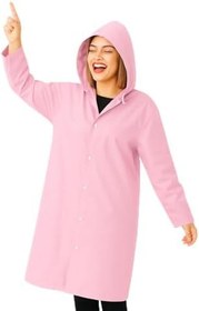 Resim Unisex Su Geçirmez Kapüşonlu Yağmurluk, Hafif ve Katlanabilir Yağmur Pançosu, Rüzgar Geçirmez Seyahat & Kamp Ceketi 