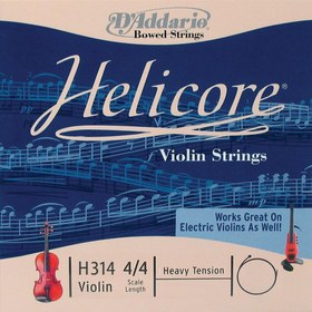 Resim D'Addario H314H Helicore Tek Keman Sol (G) Teli (4/4 - Heavy) | Yoğun ve Güçlü Ses Karakteri Yüksek Gerilim Direnci ve Profesyonel Artikülasyon 