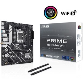Resim ASUS PRIME H810M-A WIFI DDR5 6400MHz(OC) Soket LGA1851 mATX Anakart 