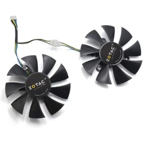 Resim Everflow Zotac Gtx 1070 Mini Fan 87mm Ekran Kartı Fan 