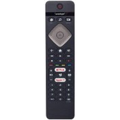Resim Philips Ambilight Netflix-Rakuten Tv Tuşlu Led Tv Kumandası 43PUS6504\u002F62 