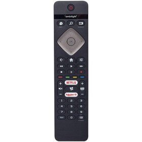 Resim Philips Ambilight Netflix-Rakuten Tv Tuşlu Led Tv Kumandası 43PUS6504\u002F62 