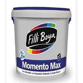 Resim Filli Boya Filli Momento Max Silikonlu 7.5 Lt İç Cephe Boyası Kirik Beyaz 