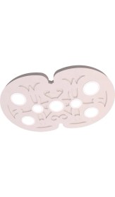 Resim Motifpiyer Hazır Spotlu Tavan Paneli Matrix Serisi-Modern LED Uyumlu Tavan Göbeği/Vira 