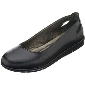 Resim 41,42,43,44 Numaralarda 18545 Siyah Deri Büyük Numara Babet Siyah Deri 