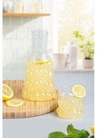 Resim Üzüm Desenli Başucu Sürahisi Bardaklı 1litre 