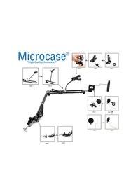 Resim 3In1 Hareketli Mikrofon Standı Pop Filtre Telefon Tutucu Al2552 