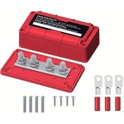 Resim Motion003 300a 12v Otobüs Barı Modülü Kırmızı Set Aksesuarlarla Birlikte 4x M8 Terminalli Ağır Hizmet Tipi 