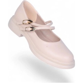 Resim Scarletta S12 Cilt Krem Kadın Loafer Ayakkabı Krem 