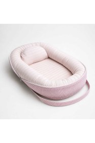 Resim JULYA KİDS Çok Amaçlı BabyNest Pamuk Ve Pike Kumaş Çantali Bebek Çantası Taşınabilir 