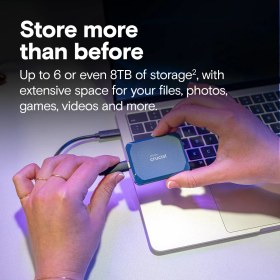 Resim Crucial X10 1 TB Taşınabilir SSD USB Type C Bağlantı 2100 MB/s Okuma Hızı ile Hızlı Veri Transferi 