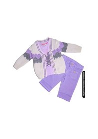 Resim Xo Kids Kız Bebek Sweatshirt 6-24 Ay 20609 Lila 