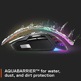 Resim SteelSeries Aerox 5 Wireless Gaming Mouse - 74 Gram, 9 Tuşlu - Bluetooth/2,4 GHz – IP54 Suya ve Toza Dayanıklı - PC/MAC - Siyah 
