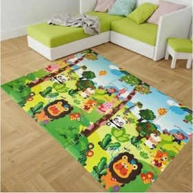 Resim Die Grup Çift Taraflı Katlanabilir Oyun Halısı ve Mat, 180X150 cm 