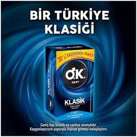 Resim Okey Klasik Ekonomik Prezervatif 20 Adet 