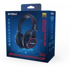 Resim Syrox Hafıza Kartı Girişli Kablosuz Bluetooth Kulaklık S26 
