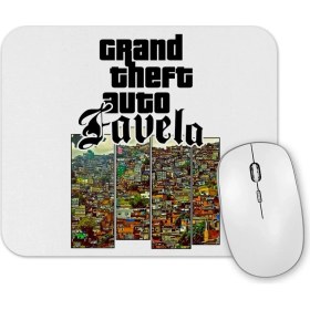 Resim Baskı Dükkanı Gta Grand Theft Auto Favela Mouse Pad 