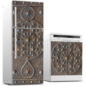Resim Jasmin2020 Osmanlı Motif Buzdolabı Ve Bulaşık Makinası Sticker Kaplama Etiketi 