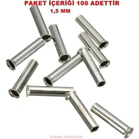 Resim Gwest İzolesiz Kablo Yüksüğü 1,5mm E 10mm 100 Li Pk. 