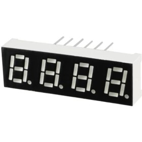 Resim Elektromall 0.28 Inç 4 Basamaklı Kırmızı Anot 7 Segment Gösterge -3 Adet 