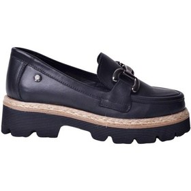 Resim Mammamia D25ya-3770 Kadın Deri Günlük Ayakkabı Siyah Pen 