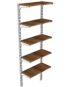 Resim Rafburada Rafburada® 5 Katlı Kitaplık. Ahşap Duvar Rafı. Dekoratif Raf. 